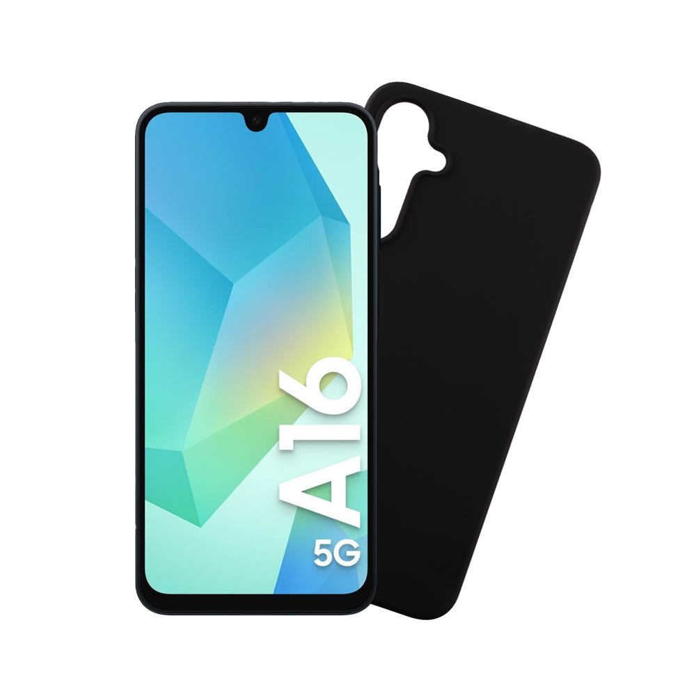 VOLTE-TEL ΘΗΚΗ SAMSUNG A16 4G A165/A16 5G A166 6.7" SILICON TPU CAMERA GUARD BLACK