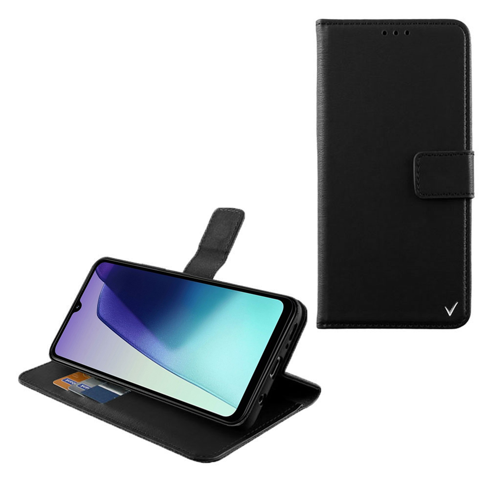 VOLTE-TEL ΘΗΚΗ XIAOMI REDMI 14C/ REDMI A4/ POCO C75/ POCO M7 6.88" ALLURE MAGNET BOOK STAND CLIP BLACK