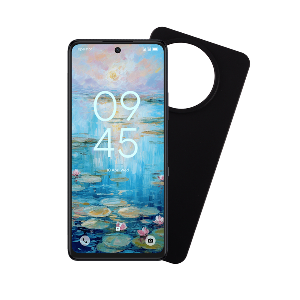 VOLTE-TEL ΘΗΚΗ TCL 50 NXTPAPER/50 PRO NXTPAPER 5G 6.8" SILICON TPU CAMERA GUARD BLACK