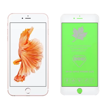 IDOL 1991 TEMPERED GLASS IPHONE 6S/6 4.7" 9H 0.25mm 20D FULL GLUE SEMI CURVED WHITE
