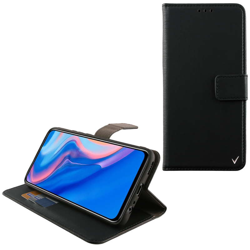 VOLTE-TEL ΘΗΚΗ HUAWEI P SMART Z/Y9 PRIME 2019/HONOR 9X 6.59" ALLURE MAGNET BOOK STAND CLIP BLACK