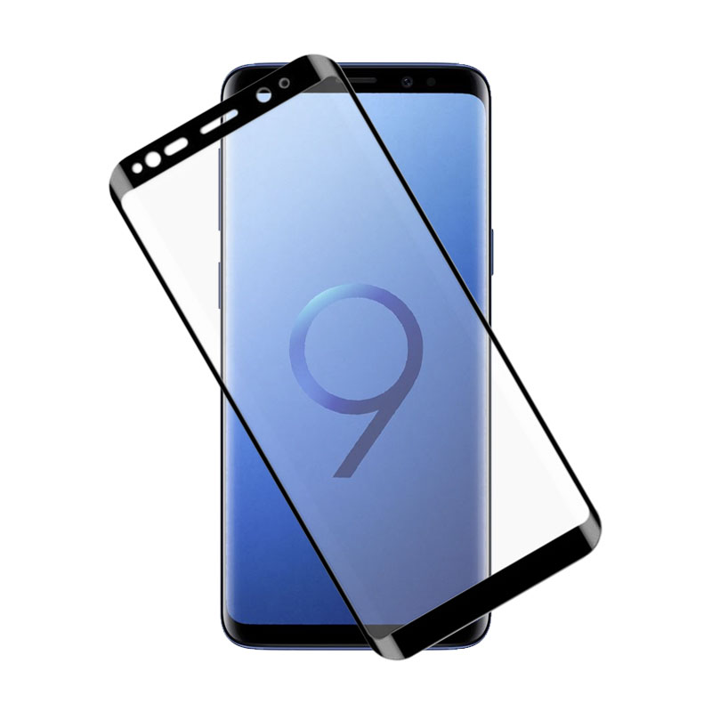 IDOL 1991 TEMPERED GLASS SAMSUNG S9 G960 9H 0.30mm 3D CURVED FULL COVER BLACK