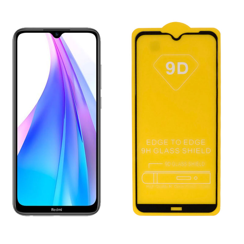 IDOL 1991 TEMPERED GLASS XIAOMI REDMI NOTE 8T 6.3" 9H 0.25mm 9D FULL GLUE SPECIAL FULL COVER BLACK