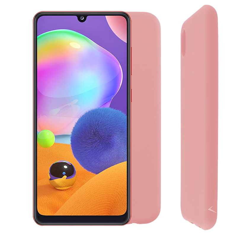 VOLTE-TEL ΘΗΚΗ SAMSUNG A31 A315 6.4" SILICON TPU CAMERA GUARD PINK