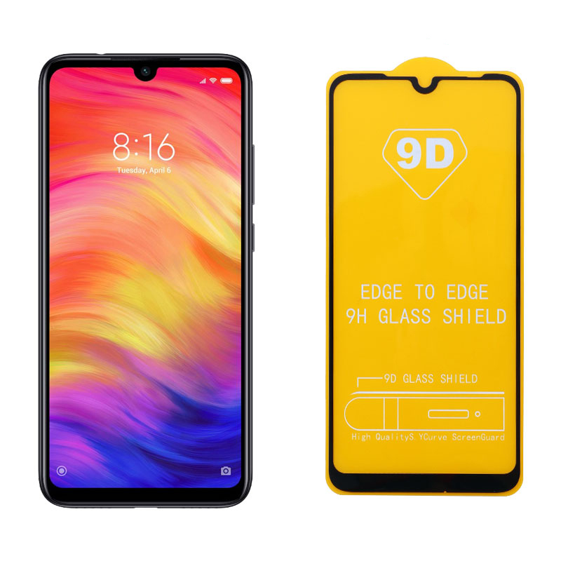 IDOL 1991 TEMPERED GLASS XIAOMI REDMI 7 6.26" 9H 0.25mm 9D FULL GLUE SPECIAL FULL COVER BLACK