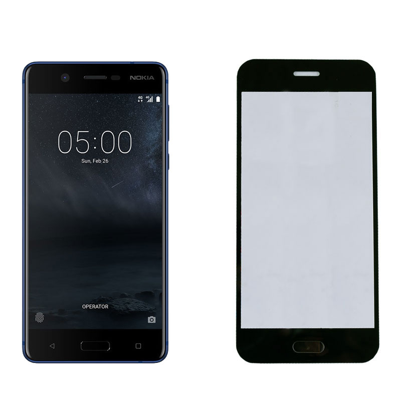 IDOL 1991 TEMPERED GLASS NOKIA 5 5.2" 9H 0.25mm 2.5D SPECIAL FULL COVER BLACK