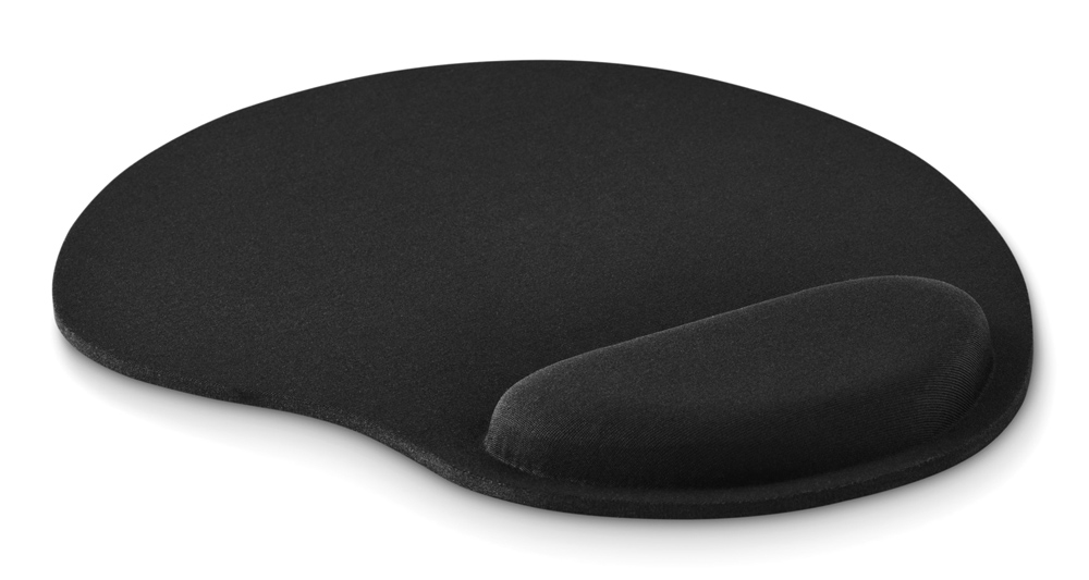 Mouse pad AK135 με στήριγμα καρπού, 23x18x1.5cm, μαύρο