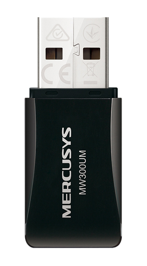 MERCUSYS ασύρματος USB αντάπτορας δικτύου MW300UM, 300Mbps, Ver 4.0