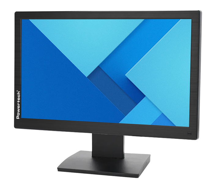 POWERTECH οθόνη αφής PT-1367, IPS LED, 15.6" 1920x1080, HDMI/VGA/USB, μαύρη