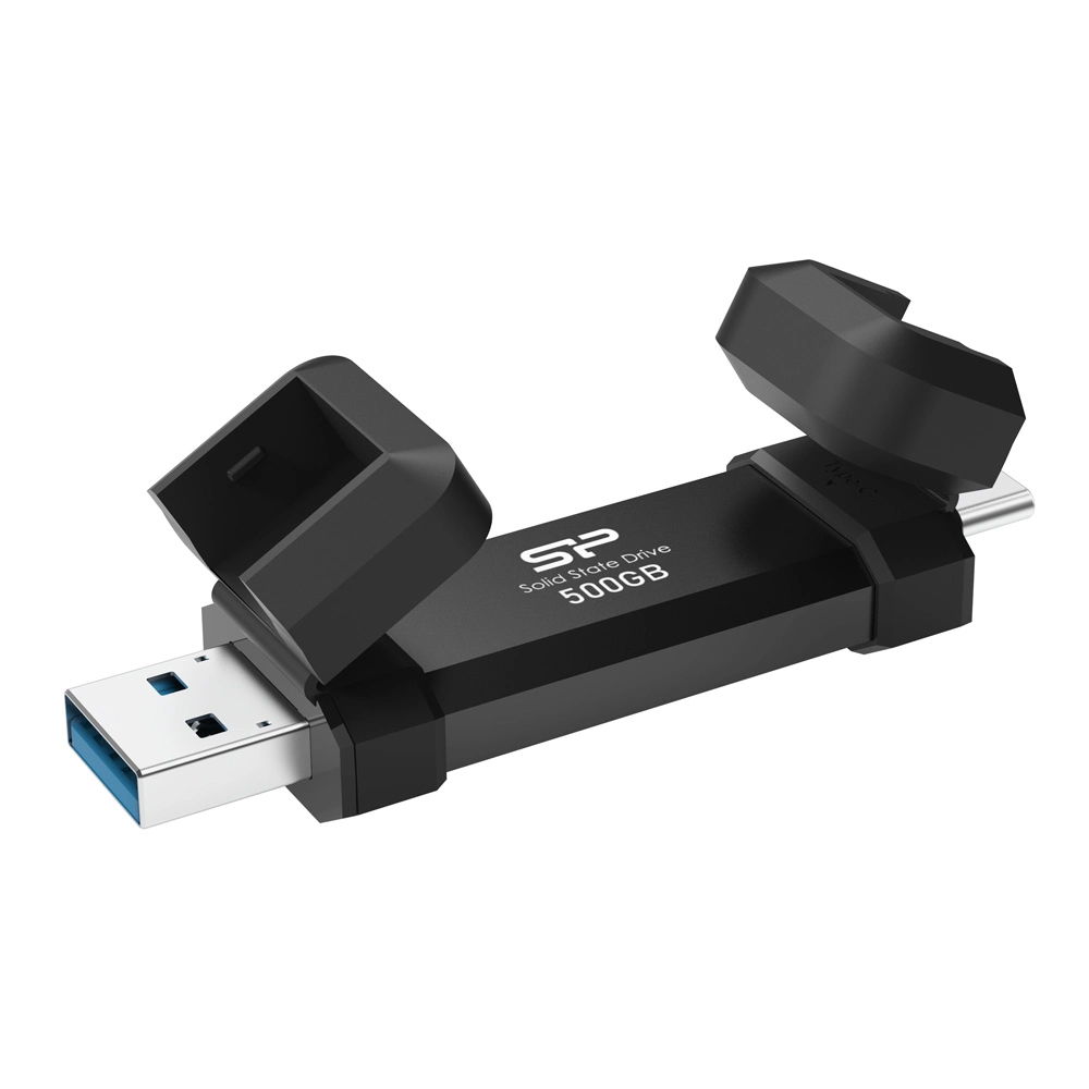 SILICON POWER USB FLASH DRIVE 500GB USB 3.2+OTG MARVEL XTREME DS72 SP500GBUC3S72VPK BLACK-R/W 1050/850 Mb/s