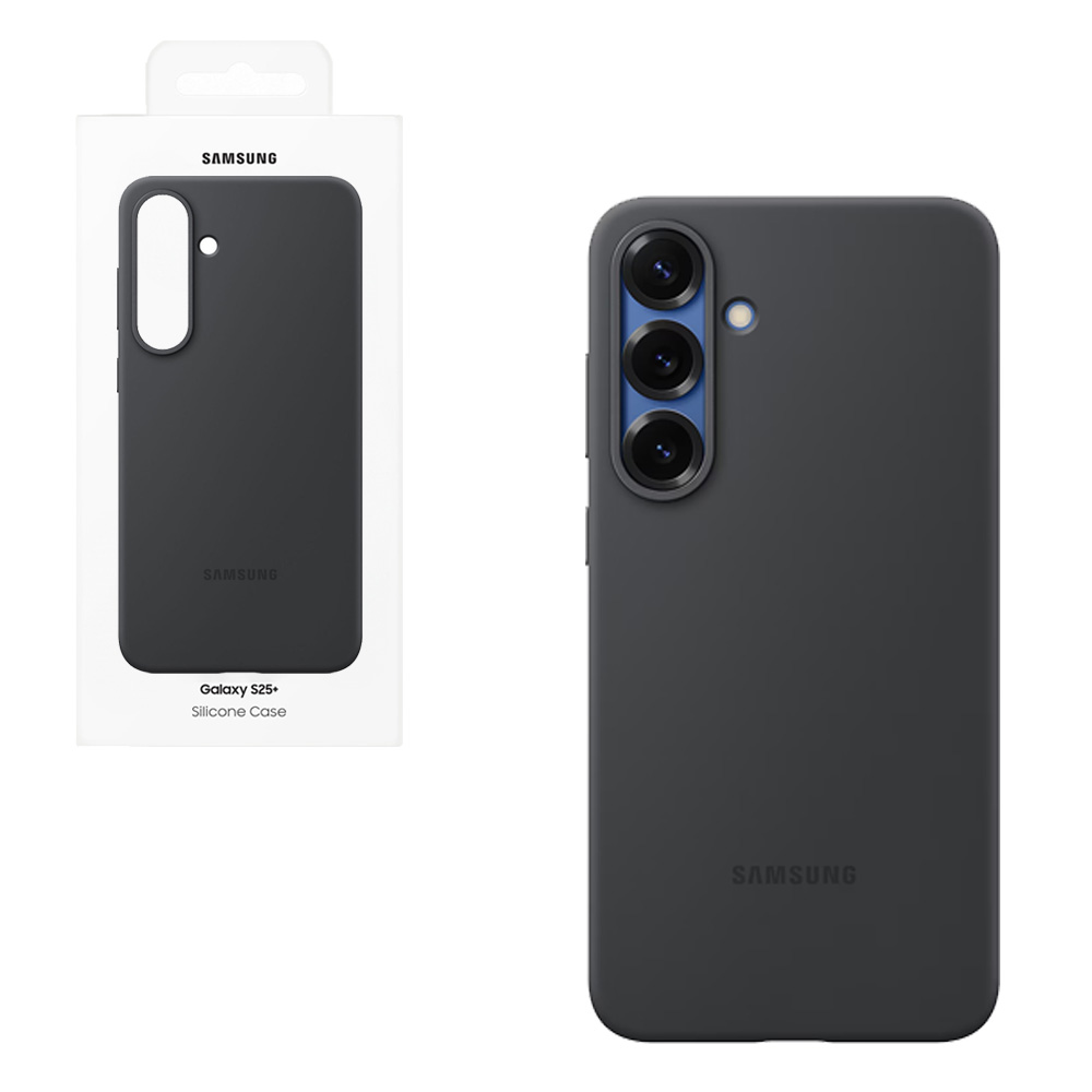 ΘΗΚΗ SAMSUNG S25 PLUS 5G S936 SILICONE CASE EF-PS936CBEGWW BLACK PACKING OR