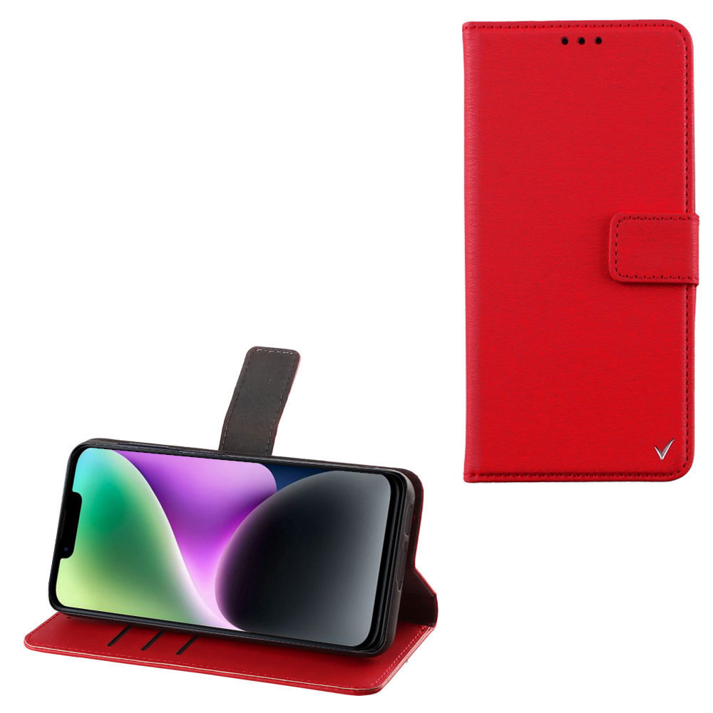 VOLTE-TEL ΘΗΚΗ IPHONE SE 2025 6.1" ALLURE MAGNET BOOK STAND CLIP RED