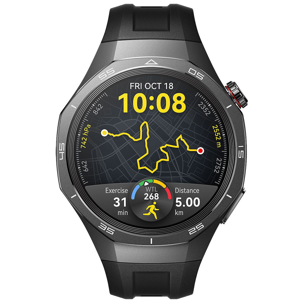 SMART WATCH HUAWEI GT 5 PRO 46MM 1.43" 55020DKD ΑΔΙΑΒΡΟΧΟ BLACK GR