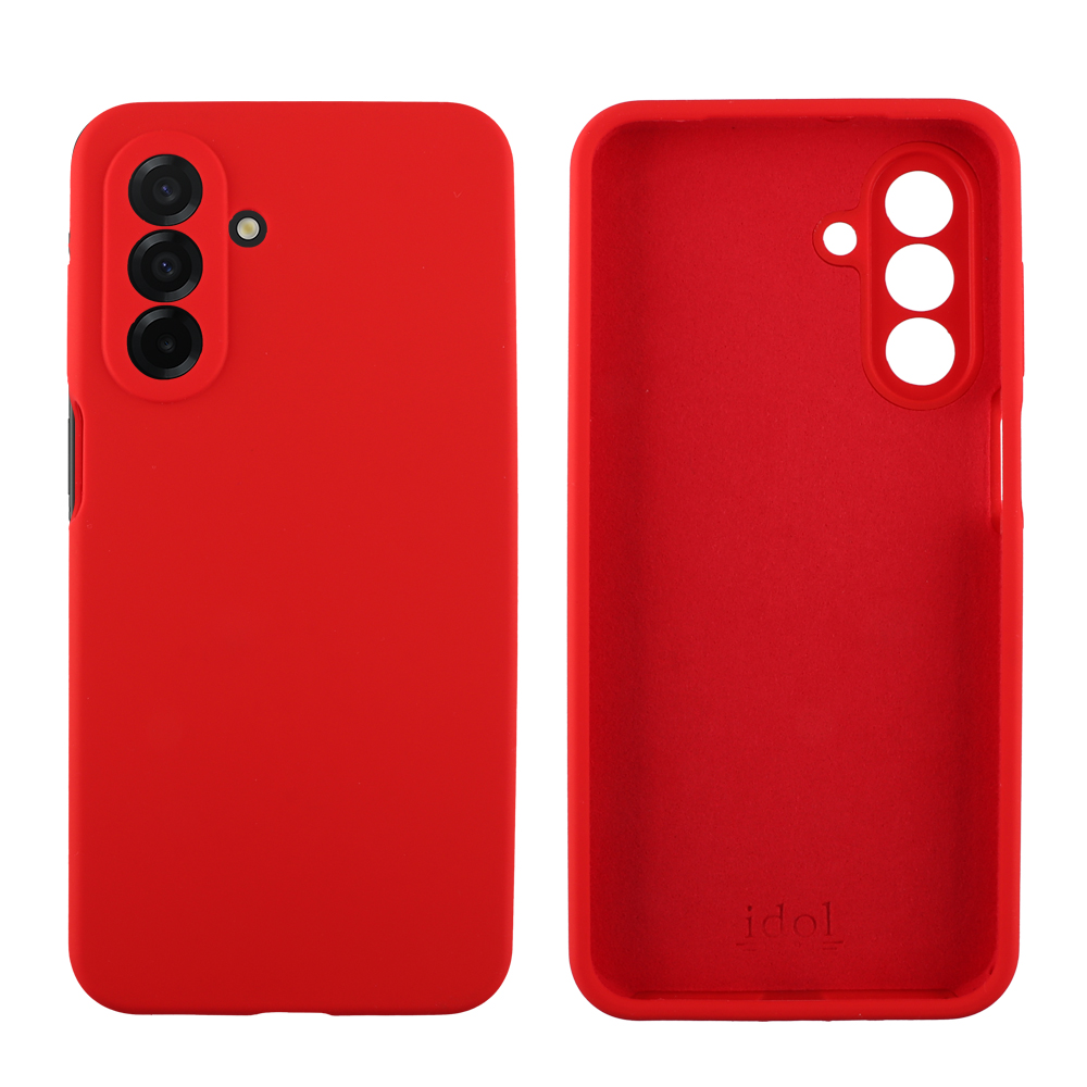 IDOL 1991 ΘΗΚΗ SAMSUNG A26 5G A266 6.64" VELVET ELITE TPU 4 SIDE FULL CAMERA PROTECTION RED