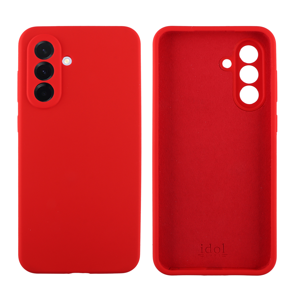 IDOL 1991 ΘΗΚΗ SAMSUNG A36 5G A366 6.64" VELVET ELITE TPU 4 SIDE FULL CAMERA PROTECTION RED
