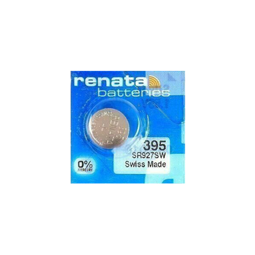 RENATA ΜΠΑΤΑΡΙΕΣ ΡΟΛΟΓΙΟΥ SR57/SR927SW/395/G7/AG7 55mAh 1.55V SILVER OXIDE 1 ΤΕΜ. 1/BLISTER