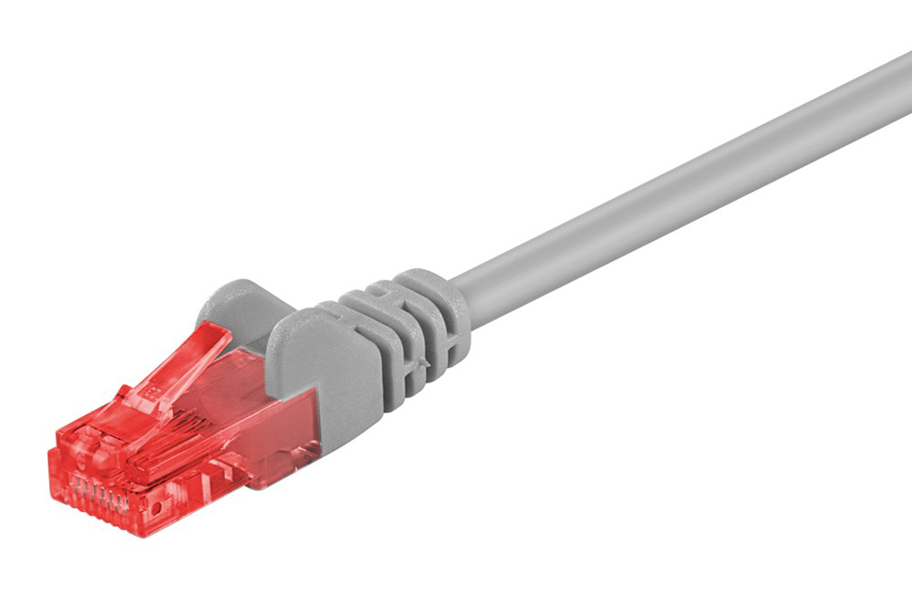 GOOBAY καλώδιο δικτύου 68414, CAT 6 U/UTP, CCA, 250MHz, 30m, γκρι