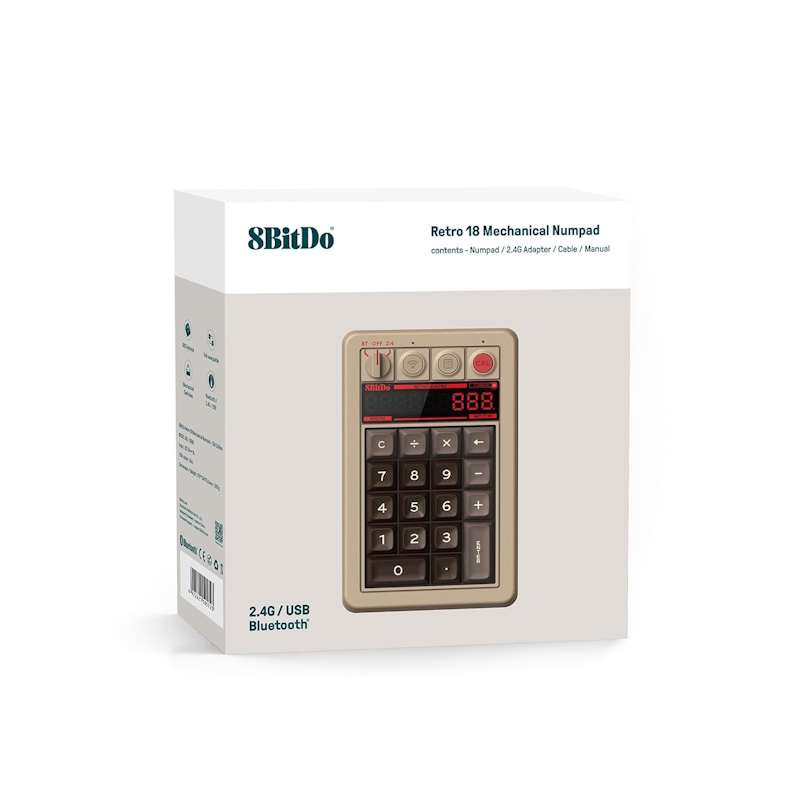 8bitdo-mechanical-numpad-retro-18-c64-edition