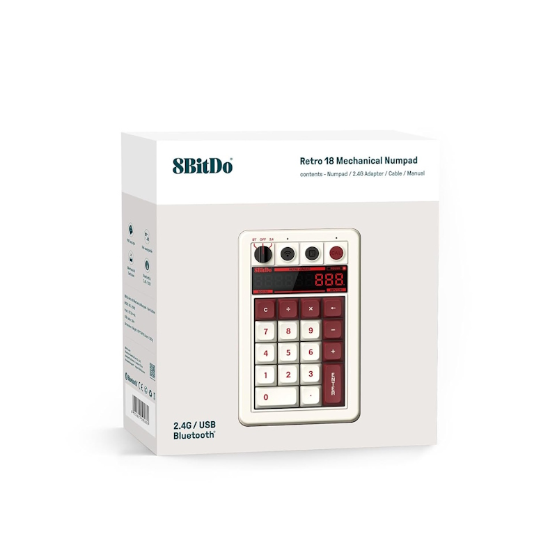 8bitdo-mechanical-numpad-retro-18-fami-edition