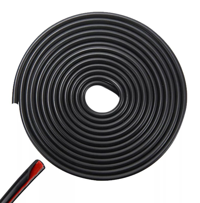 Προστατευτικό πόρτας αυτοκινήτου AG679F, αυτοκόλλητο, 5m, μαύρο