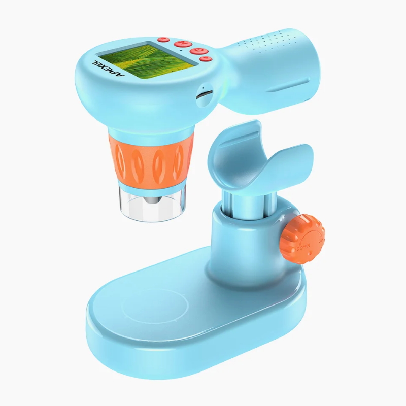 Apexel MS201 Woodpecker Παιδικό Μικροσκόπιο Ultra HD 0-800x με Οθόνη 2"