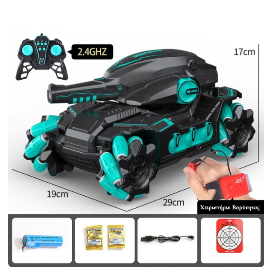 HENGDE-TAN.K-FIGHT-Tilekateuthinomeno-4WD-RC-Tank-Water-Bombs-360moires-Xeiristirio-Karpou-3000mAh.6