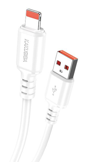 KAKUSIGA καλώδιο Lightning σε USB KSC-982, 15W, 480Mbps, 1m, λευκό