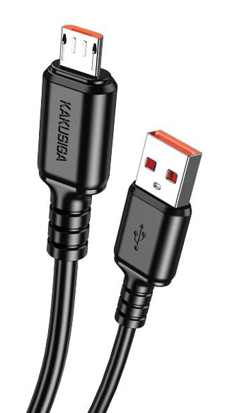 KAKUSIGA καλώδιο micro USB σε USB KSC-982, 15W, 480Mbps, 1m, μαύρο