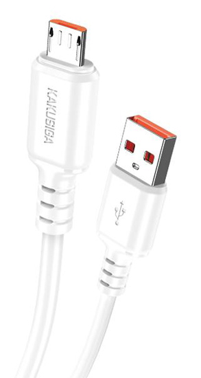 KAKUSIGA καλώδιο micro USB σε USB KSC-982, 15W, 480Mbps, 1m, λευκό
