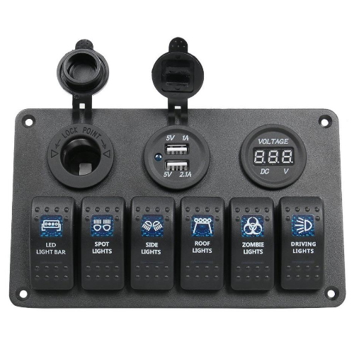 Kewig-SP10-Panel-6-Adiavroxous-diakoptes-anaptira-2USB-voltometro-thalassiaskafi-autokinita-trakter