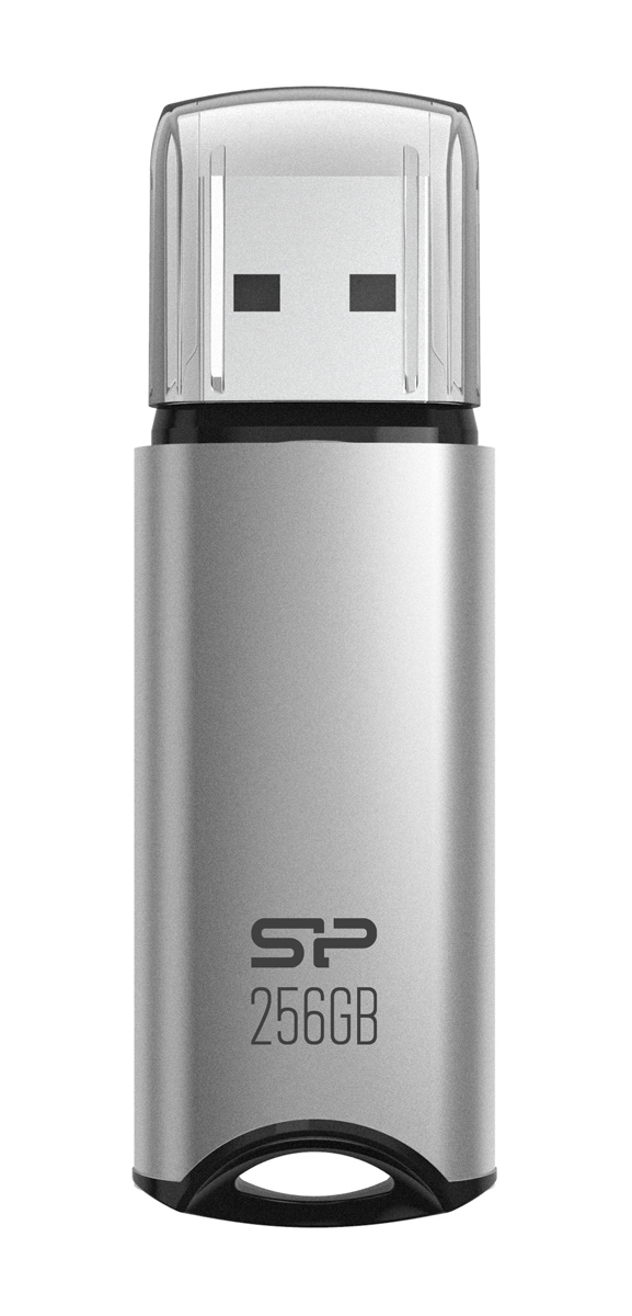 SILICON POWER USB Flash Drive Marvel M02, 256GB, USB 3.2, γκρι