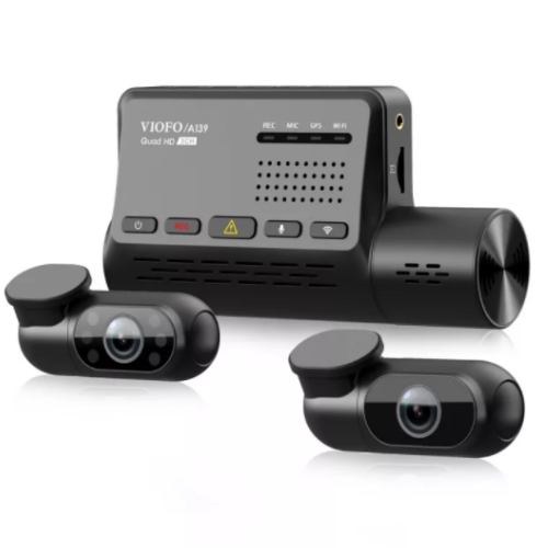 Viofo A139 3CH 3 Channel Κάμερα Αυτοκινήτου 2K 1440P με GPS και 5GHZ WI-FI
