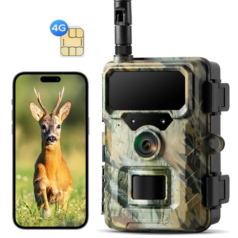 Campark TC31 4G Κάμερα Παρακολούθησης με Live Video και Ενσωματωμένη SIM (8xAA Μπαταρίες/2.7K/32MP/IP66)