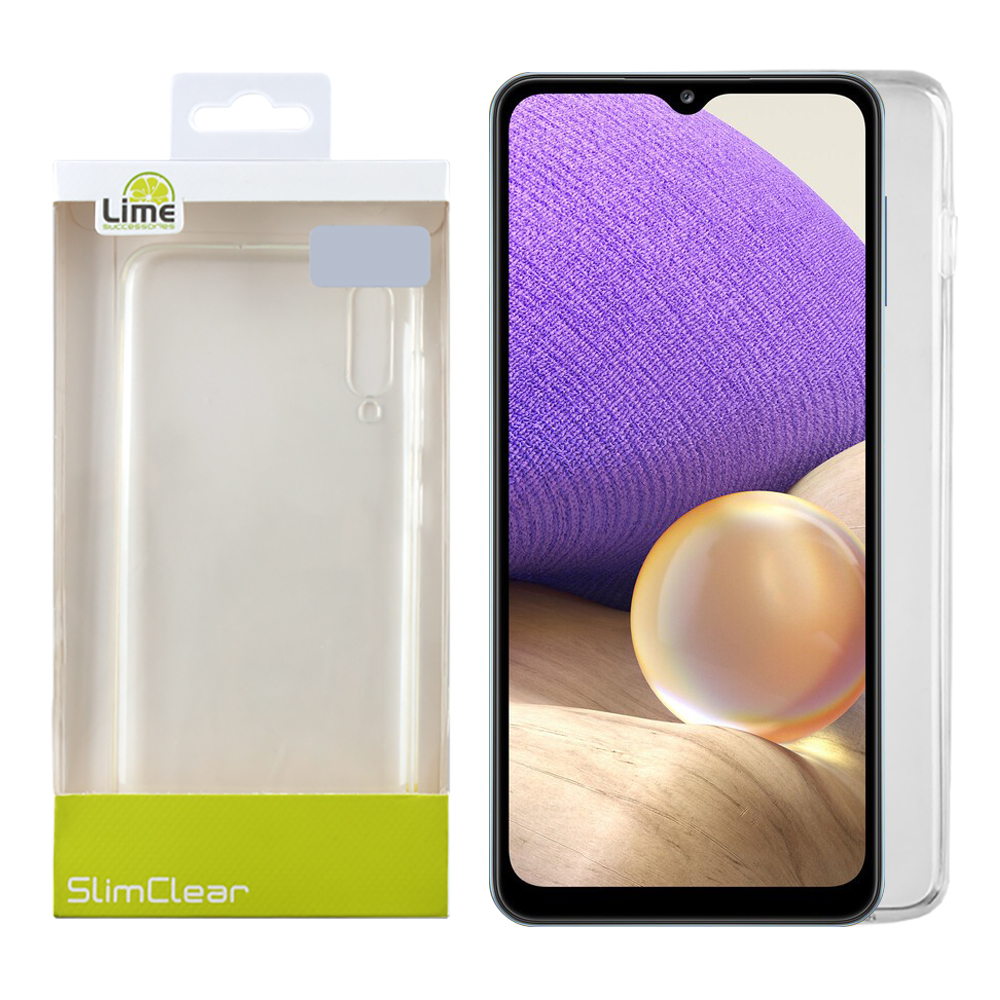 LIME ΘΗΚΗ SAMSUNG A32 5G A326 6.5" SLIMCLEAR TPU CAMERA GUARD ΔΙΑΦΑΝΗ