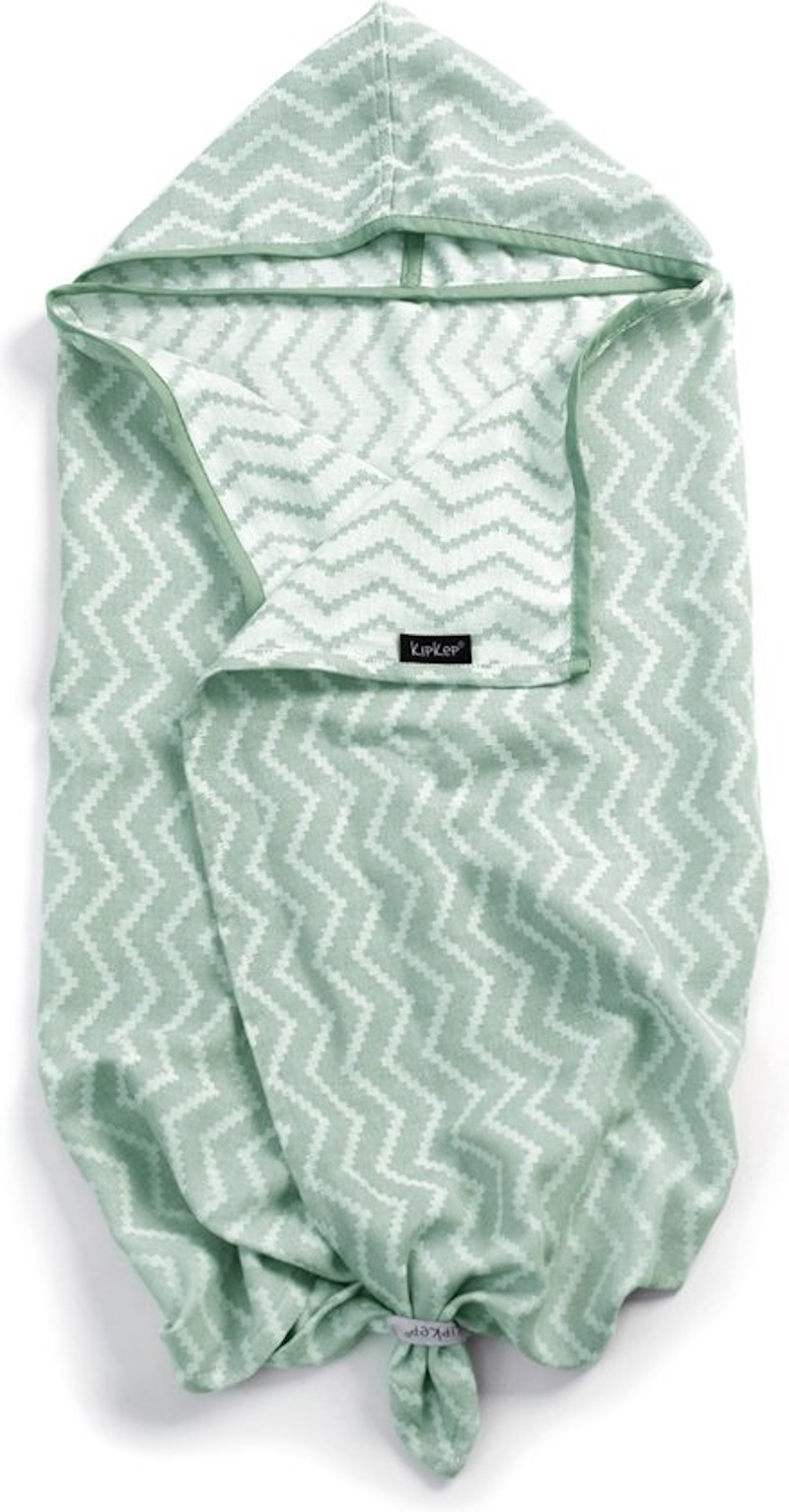 KipKep Blenker Βαμβακερή Πετσέτα Μπάνιου με Κουκούλα 100X70 – Υδρόφιλη Έξτρα Απορροφητική (Calming Green)