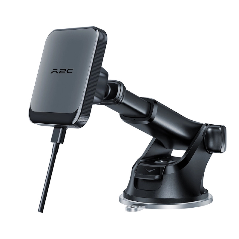 APPS2Car Βάση Κινητού Αυτοκινήτου με Ασύρματη Φόρτιση & Γρήγορη Στήριξη (Για Ταμπλό & Παρμπρίζ)