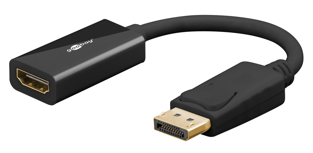 GOOBAY αντάπτορας DisplayPort σε HDMI 75270, 8K/60Hz, 0.1m, μαύρος