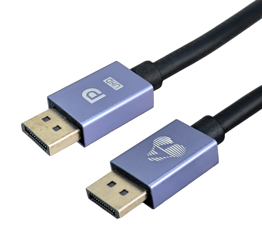 POWERTECH καλώδιο DisplayPort CAB-DP074, 8K/60Hz, 48 Gbps, 3m, μαύρο