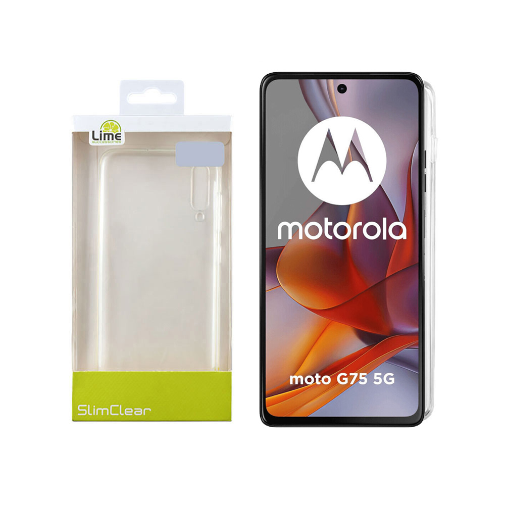 LIME ΘΗΚΗ MOTOROLA MOTO G75 5G 6.78" SLIMCLEAR TPU FULL CAMERA PROTECTION ΔΙΑΦΑΝΗ