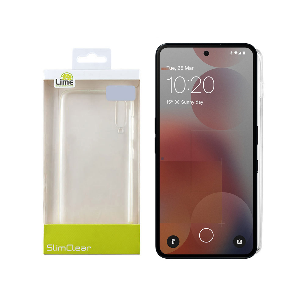LIME ΘΗΚΗ NOTHING PHONE 3a PRO 5G 6.77" SLIMCLEAR TPU FULL CAMERA PROTECTION ΔΙΑΦΑΝΗ