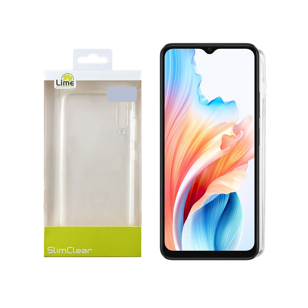 LIME ΘΗΚΗ OPPO A18 4G 6.56" SLIMCLEAR TPU FULL CAMERA PROTECTION ΔΙΑΦΑΝΗ