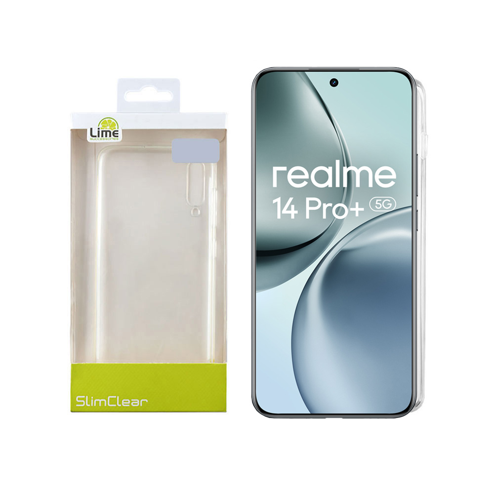 LIME ΘΗΚΗ REALME 14 PRO PLUS 5G 6.83" SLIMCLEAR TPU FULL CAMERA PROTECTION ΔΙΑΦΑΝΗ