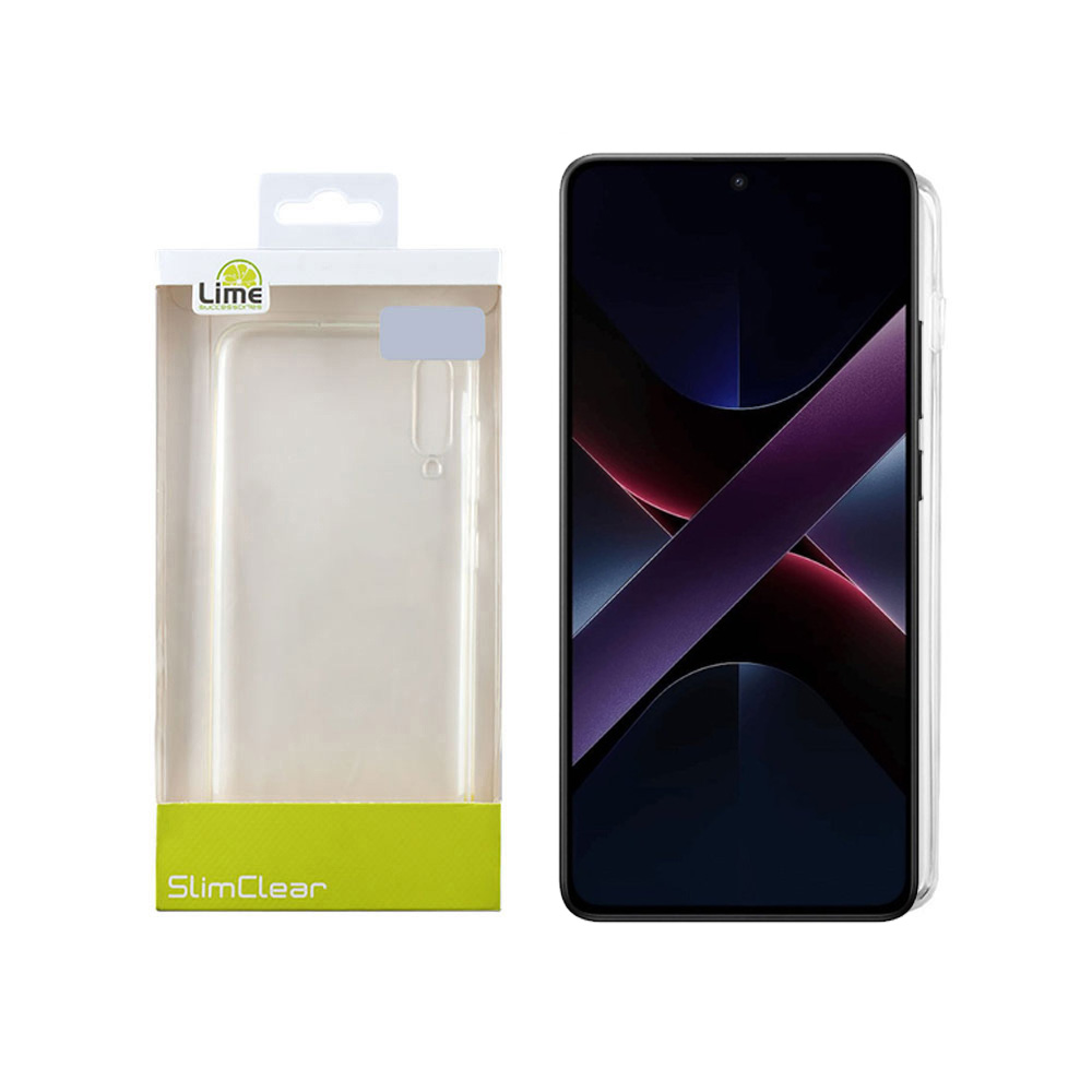 LIME ΘΗΚΗ XIAOMI POCO X7 PRO 5G 6.67" SLIMCLEAR TPU FULL CAMERA PROTECTION ΔΙΑΦΑΝΗ