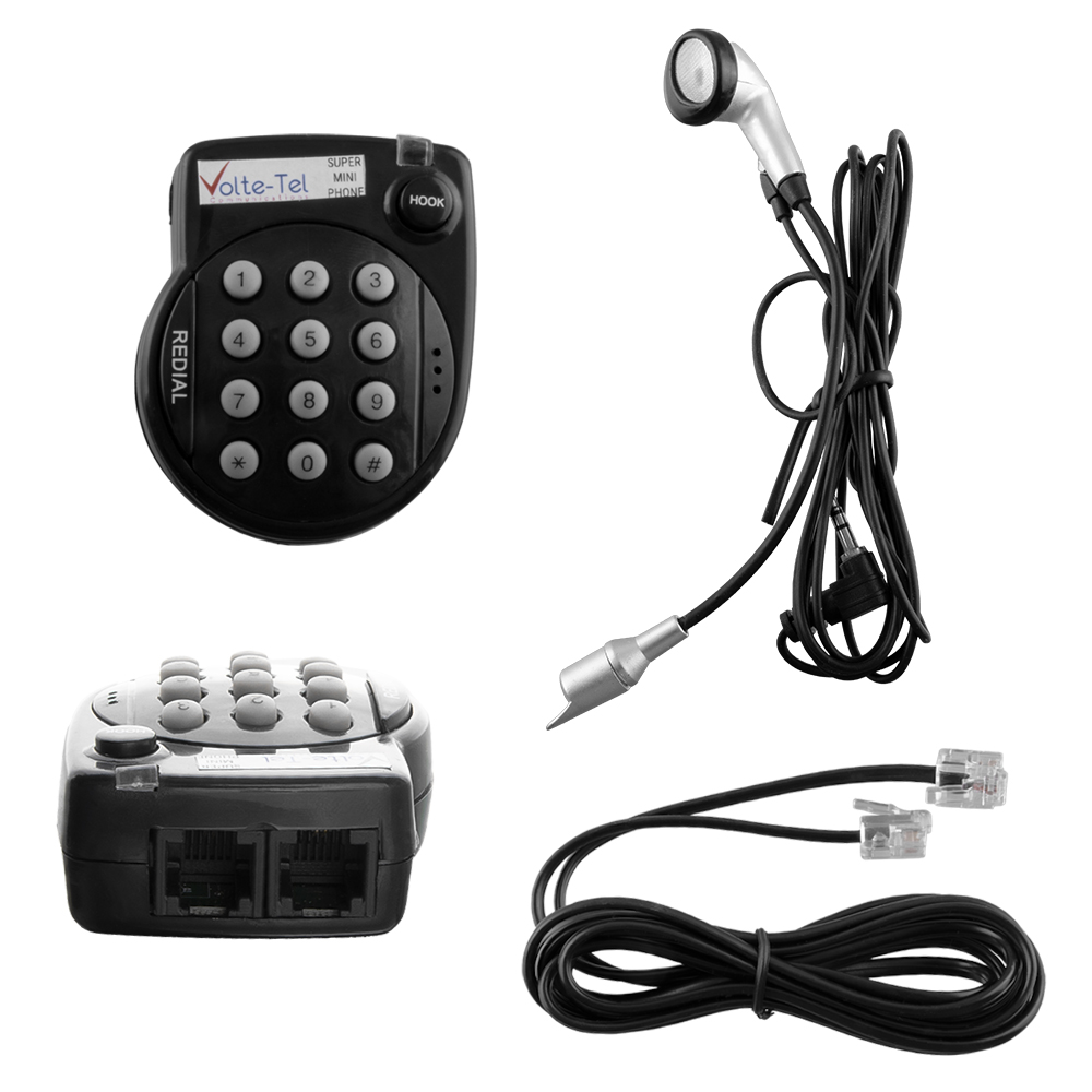 VOLTE-TEL ΕΝΣΥΡΜΑΤΟ ΤΗΛΕΦΩΝΟ ΨΗΦΙΑΚΟ VOLTE-TEL MINI PHONE ΜΕ HANDS FREE