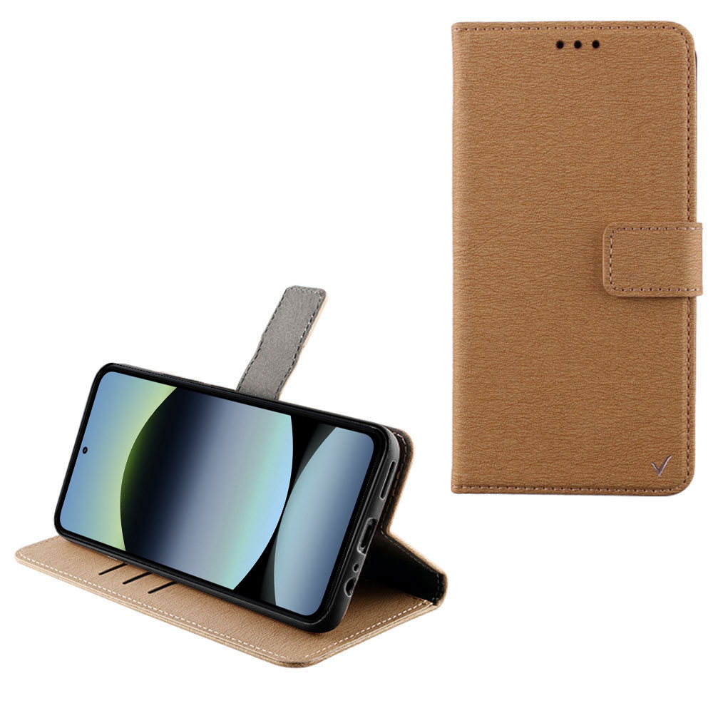VOLTE-TEL ΘΗΚΗ XIAOMI REDMI NOTE 14 4G 6.67" ALLURE MAGNET BOOK STAND CLIP GOLD