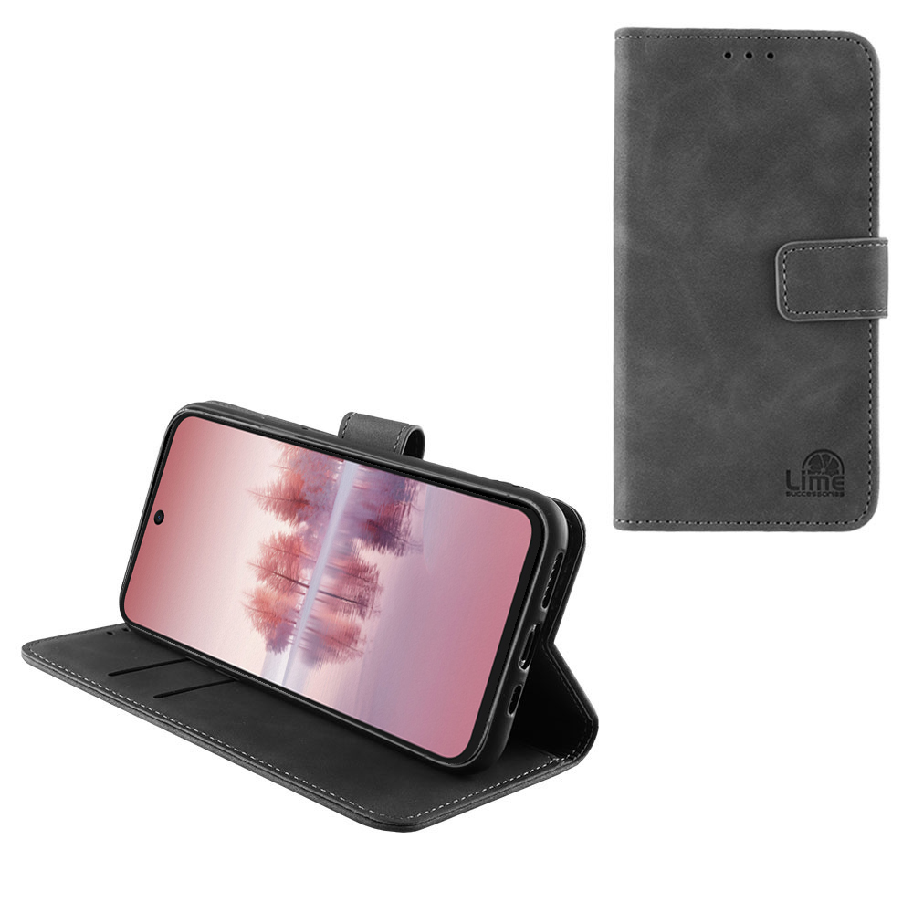 LIME ΘΗΚΗ TCL 60 SE NXTPAPER 6.67" ESSENTIAL MAGNET BOOK STAND CLIP GREY