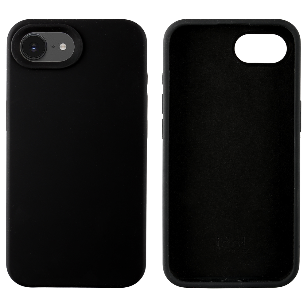 IDOL 1991 ΘΗΚΗ IPHONE 16E 6.1" VELVET ELITE TPU 4 SIDE CAMERA GUARD BLACK