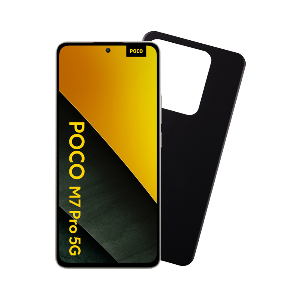 VOLTE-TEL ΘΗΚΗ XIAOMI POCO M7 PRO 6.67" SILICON TPU CAMERA GUARD BLACK