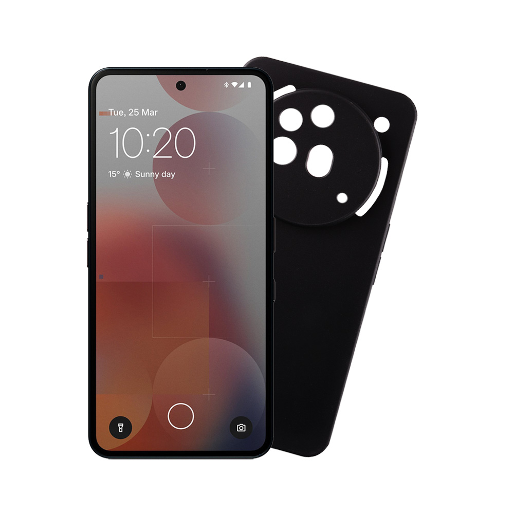 VOLTE-TEL ΘΗΚΗ NOTHING PHONE 3a PRO 5G 6.77" SILICON TPU FULL CAMERA PROTECTION BLACK