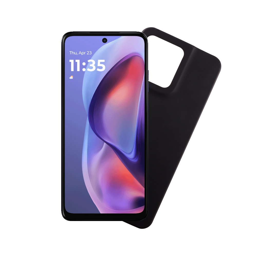 VOLTE-TEL ΘΗΚΗ MOTOROLA MOTO E15 4G 6.67" SILICON TPU CAMERA GUARD BLACK